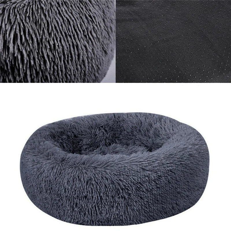 Cuddly Donut Bed for Cats and Dogs 🐶