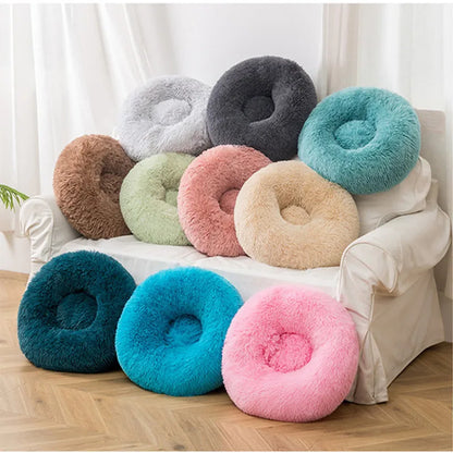 Cuddly Donut Bed for Cats and Dogs 🐶