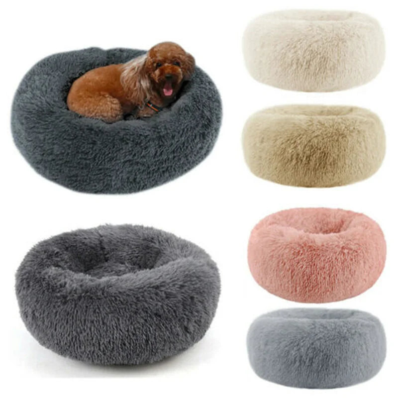 Cuddly Donut Bed for Cats and Dogs 🐶