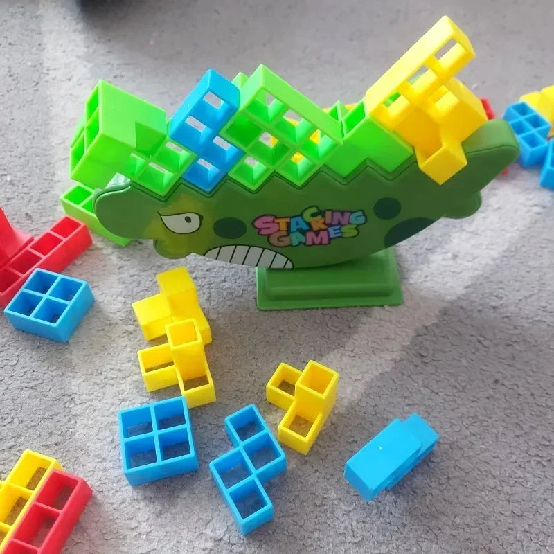 Cartoon Stacking Blocks Balance Tower 😍