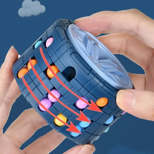 🌀 3D Cylinder Cube Toy – The Magical Ball Gyro Puzzle! 🎲