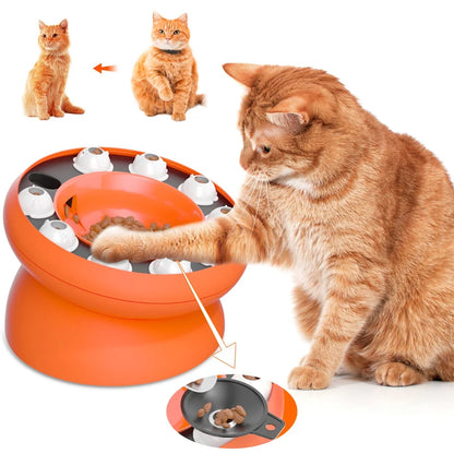 "Food Challenge for Cats – Slow Feeder & Puzzle in One! " 🐱🎉