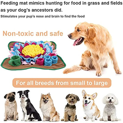 Snuffle Mat for Dogs and Cats – Intelligence and Anti-Choking Mat for Slow Feeding 🐾